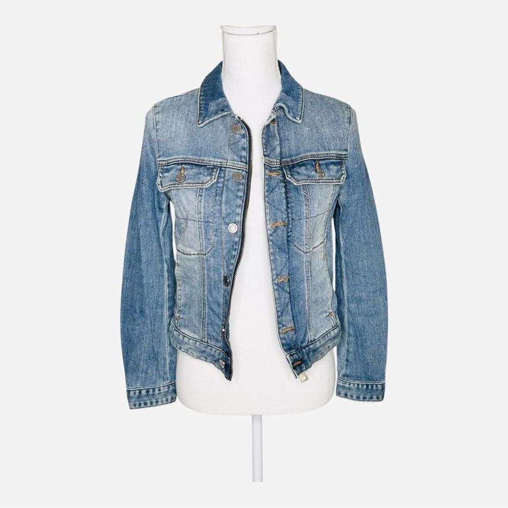 Zadig & Voltaire Kioky Permanent Denim Jean Jacket Small